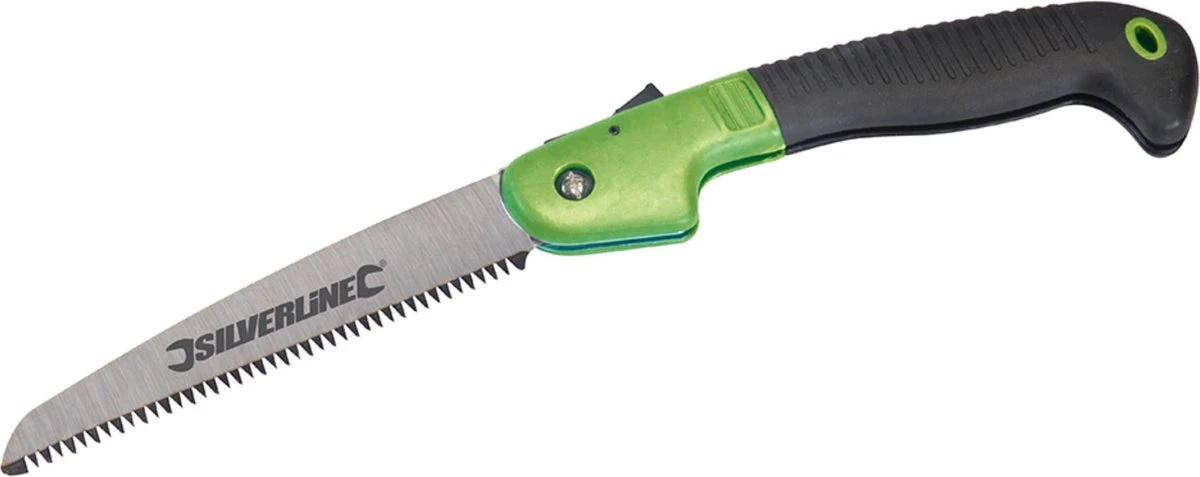 Silverline Inklapbare Tri-Cut Handzaag - Takkenzaag - 180 Mm Zaagblad 1 Silverline Inklapbare Tri-Cut Handzaag - Takkenzaag - 180 Mm Zaagblad
