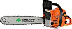 TIMBERPRO - Kettingzaag - 62 Cc - Benzine - Zwaardlengte 50 Cm - Met Transportzak - Met 2e Ketting -Tuin En Buiten 1200x484 1