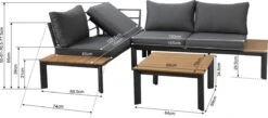 Intimo Garden Loungeset Modena Met Verstelbare Rugleuning -Tuin En Buiten 1200x529