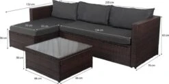 Loungebank Miko Bruin Tuin, Loungeset Buiten Wicker 5 Loungebank Miko Bruin Tuin, Loungeset Buiten Wicker -Tuin En Buiten 1200x598 1