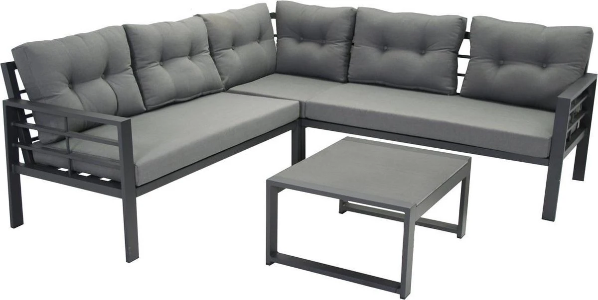 SenS-Line Elba Aluminium Loungeset | Met Koffietafel 10 SenS-Line Elba Aluminium Loungeset | Met Koffietafel - Afbeelding 10