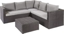 Central Park Hoekbank Loungeset Alea Grijs Staal/riet 3-delig -Tuin En Buiten 1200x643