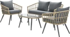 Garden Impressions Franklin Loungeset 4-delig - Wicker - Carbon Black/mystic Grey 15 Garden Impressions Franklin Loungeset 4-delig - Wicker - Carbon Black/mystic Grey -Tuin En Buiten 1200x646