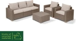 Allibert California Loungeset - 5 Personen - Cappuccino 21 Allibert California Loungeset - 5 Personen - Cappuccino -Tuin En Buiten 1200x648
