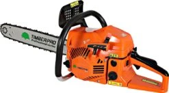 TIMBERPRO - Kettingzaag - 62 Cc - Benzine - Zwaardlengte 50 Cm - Met Transportzak - Met 2e Ketting -Tuin En Buiten 1200x659 2