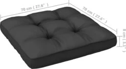 Decoways - 6-delige Loungeset Met Kussens Massief Grenenhout Wit -Tuin En Buiten 1200x662