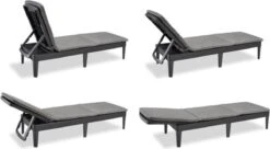 Allibert Jaipur Ligbed - 58x187,5x29 Cm - Grafiet 39 Allibert Jaipur Ligbed - 58x187,5x29 Cm - Grafiet -Tuin En Buiten 1200x663