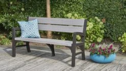 Keter Montero Tuinbank - 3-personen - 150x62,5x89cm – Grafiet -Tuin En Buiten 1200x675 32