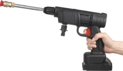 Merkloos Drillpro Elektrische Accu - Hogedrukreiniger - 30Bar - Multifunctioneel Mondstuk - Draagbaar Oplaadbaar Snoerloos - Zwart -Tuin En Buiten 1200x691 1