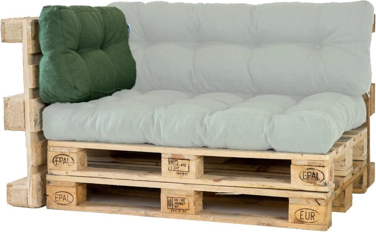 2L Home & Garden Rugkussen Metro Olijf - 60 X 40cm 2 2L Home & Garden Rugkussen Metro Olijf - 60 X 40cm - Afbeelding 2