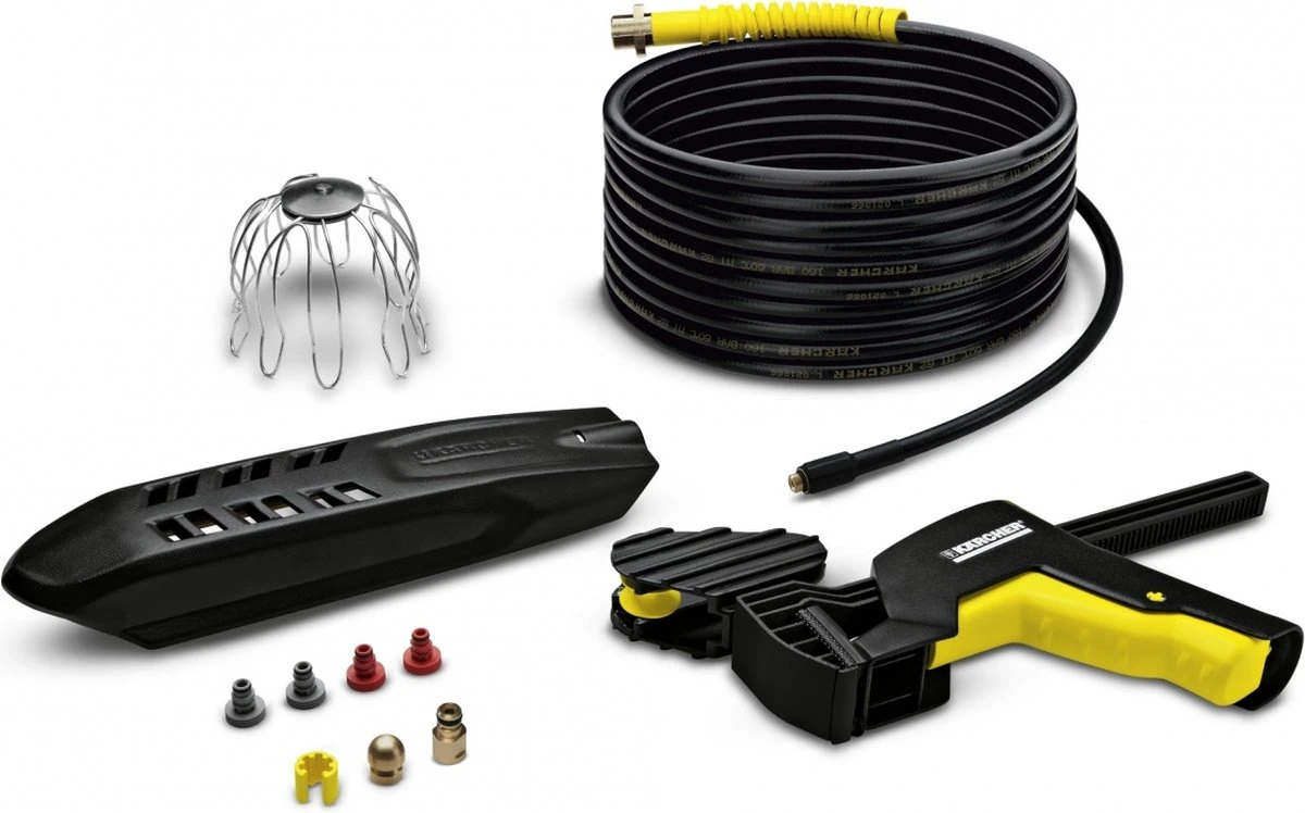 Kärcher PC 20 Dakgoot-/Rioolset - 20M - 4 Achterwaartse Hogedruksproeiers 1 Kärcher PC 20 Dakgoot-/Rioolset - 20M - 4 Achterwaartse Hogedruksproeiers