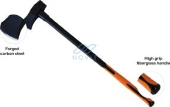 Novit Kloofbijl XL - Bijl Met Fiberglass Handvat 3kg -Tuin En Buiten 1200x756