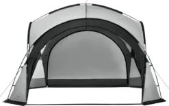 Pro-Tec Paviljoen Grästorp Met LED-verlichting 345x345x247 Cm Donkergrijs -Tuin En Buiten 1200x758