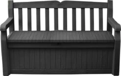 Keter Eden Garden Bench Opbergbank - 265L - 140x60x84cm - Zwart/Grijs 13 Keter Eden Garden Bench Opbergbank - 265L - 140x60x84cm - Zwart/Grijs -Tuin En Buiten 1200x763 1