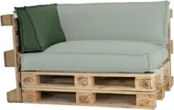 2L Home & Garden Rugkussen Metro Lounge Olijf - 60 X 40cm -Tuin En Buiten 1200x765
