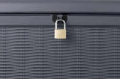 Keter - Borneo Opbergbox - 416 Liter - 129.5 X 62.5 X 70 Cm - Antraciet -Tuin En Buiten 1200x787