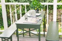 MaximaVida Inklapbare Biertafel Berlijn 120 X 50 Cm Olijfgroen - FSC Hout -Tuin En Buiten 1200x793 6