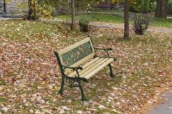 LIFA GARDEN Tuinbank Voor 2 Kinderen | Kinderbank Van Onbewerkt Hout En Ijzer | Nostalgische Tuinbank Met Jungle Afbeelding In De Rugleuning | Tuinbank Om Te Beitsen | 82 X 39 X 50 Cm -Tuin En Buiten 1200x799 177