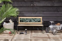 LIFA GARDEN Tuinbank Voor 2 Kinderen | Kinderbank Van Onbewerkt Hout En Ijzer | Nostalgische Tuinbank Met Jungle Afbeelding In De Rugleuning | Tuinbank Om Te Beitsen | 82 X 39 X 50 Cm -Tuin En Buiten 1200x799 178