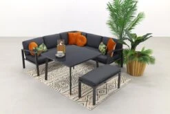 Wellington Lounge Dining Set - Carbon Black -Tuin En Buiten 1200x800 115