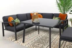 Wellington Lounge Dining Set - Carbon Black -Tuin En Buiten 1200x800 120