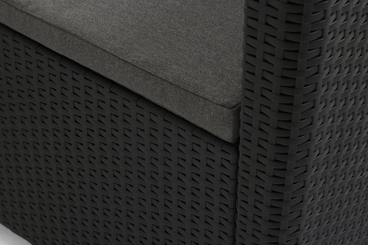 Keter Marie Hoek Loungeset Met Orlando Tafel - 6 Personen - Antraciet 3 Keter Marie Hoek Loungeset Met Orlando Tafel - 6 Personen - Antraciet - Afbeelding 3