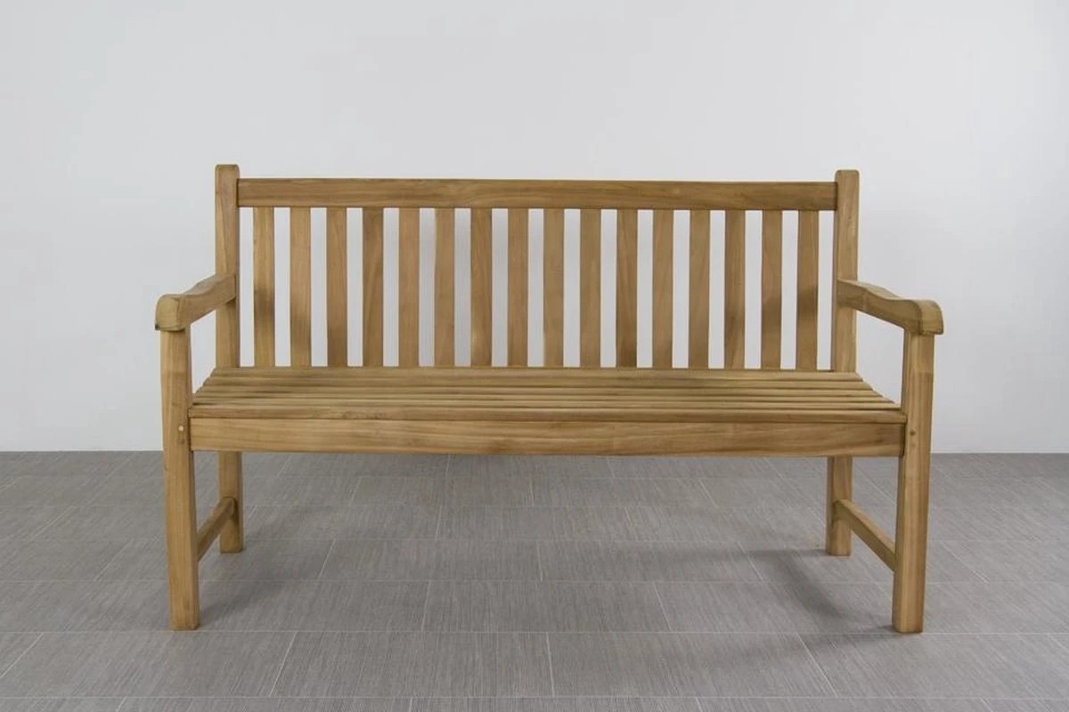 Teak Houten Tuinbank Bison - 150 Cm. 19 Teak Houten Tuinbank Bison - 150 Cm. - Afbeelding 19