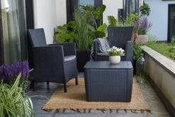 Allibert Iowa Tuinstoel - 60x62x89cm – Grafiet -Tuin En Buiten 1200x800