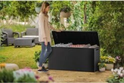 Keter Emily Opbergbox - 118x45x57 Cm - 270L - Grafiet -Tuin En Buiten 1200x800 32