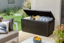 Opbergbox Tuin - Kussenbox Waterdicht - Bruin - Zitbox Kussenbox Voor Buiten - Voor Tuinmeubelen - Tuinkussens - Opberg Tuin - Kussenboxen - XL - Groot - 305 Liter -Tuin En Buiten 1200x800 37