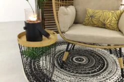 Lola Egg Relaxstoel - Natural Sand - Mand Stoel -Tuin En Buiten 1200x800 490