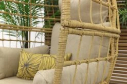 Lola Egg Relaxstoel - Natural Sand - Mand Stoel -Tuin En Buiten 1200x800 491