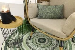 Lola Egg Relaxstoel - Natural Sand - Mand Stoel -Tuin En Buiten 1200x800 493