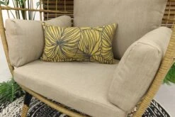 Lola Egg Relaxstoel - Natural Sand - Mand Stoel -Tuin En Buiten 1200x800 498