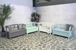 SenS-Line - Tuinbank - Pinokkio Houten Bankje - 113 X 40 X 75 Cm - Grijs -Tuin En Buiten 1200x800 521