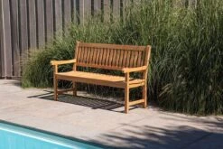 Merkloos TIERRA | Tuinbank Van Teak Comfort Plus + | 150 Cm - 3-Persoons / 3-Zits | Naturel / Original | BONANY Luxe | Geschuurd & Olie Op Waterbasis | Klassiek & Traditioneel | Stevig | Tuinzetel | Bank Voor Tuin -Tuin En Buiten 1200x800 525