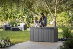 Keter Darwin Opbergbox - 570L - 142,5x65,5x78,2cm - Grijs -Tuin En Buiten 1200x800 53