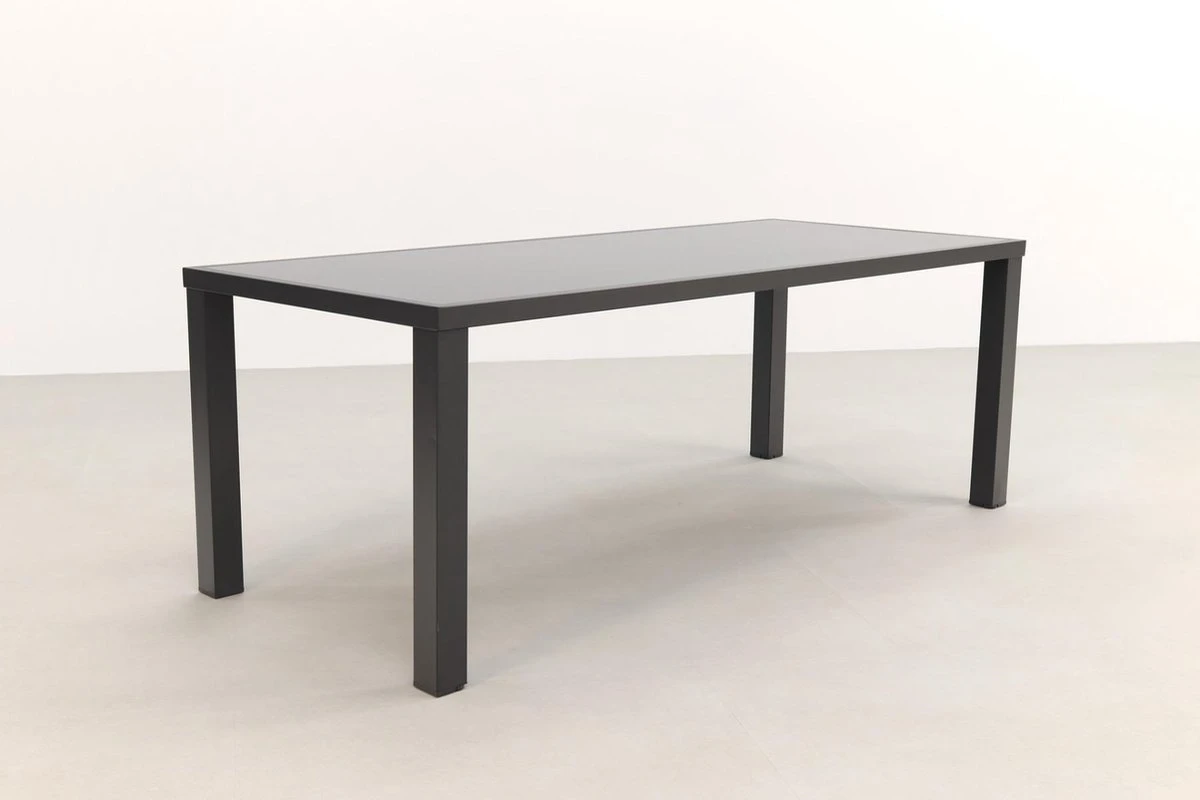 Alma Tuintafel Antraciet - 210 X 90 Cm. 3 Alma Tuintafel Antraciet - 210 X 90 Cm. - Afbeelding 3