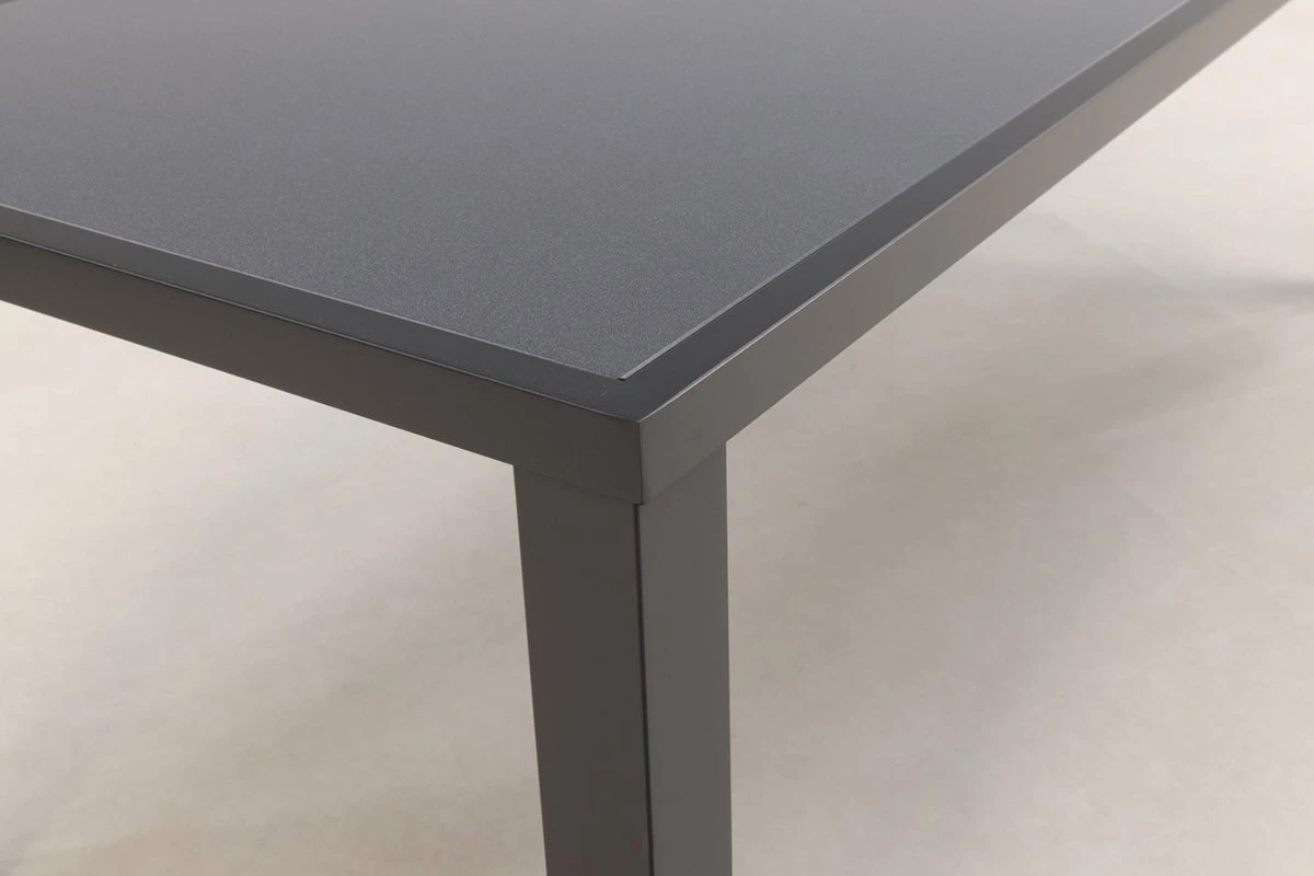 Alma Tuintafel Antraciet - 210 X 90 Cm. 4 Alma Tuintafel Antraciet - 210 X 90 Cm. - Afbeelding 4