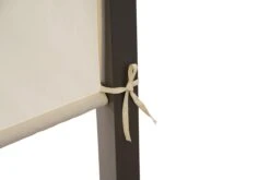 MaxxGarden Pergola - Partytent - Tuinpaviljoen Met één Gesloten Zijkant - 3x3x2,3 M - Cream -Tuin En Buiten 1200x800 60