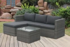 MaxxGarden Loungeset – Rattan Hoekset - 4 Persoons - Incl. Salontafel - Grijs 9 MaxxGarden Loungeset – Rattan Hoekset - 4 Persoons - Incl. Salontafel - Grijs -Tuin En Buiten 1200x800 73
