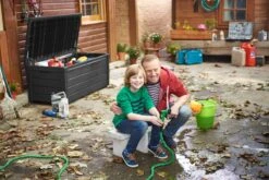 Keter Brightwood Opbergbox - 455L - 145x69,7x60,3 Cm - Grafiet -Tuin En Buiten 1200x801 1