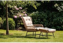 BUITEN Living Dex Wicker Loungestoel Tuin Incl. Wicker Voetenbank | Wicker + Aluminium | Bamboe Antraciet 22 BUITEN Living Dex Wicker Loungestoel Tuin Incl. Wicker Voetenbank | Wicker + Aluminium | Bamboe Antraciet -Tuin En Buiten 1200x820