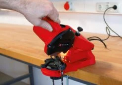 Einhell Kettingslijper GC-CS 85 E (85 W - 5500 /min - Slijphoekverstelling W. Schaal - Kettingspanner - Dieptebegrenzer Incl. Slijpschijf) -Tuin En Buiten 1200x839 2