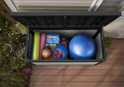 Keter Denali Opbergbox - 570L - 151,7x72,5x70cm - Grijs -Tuin En Buiten 1200x846