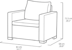 Allibert California Loungeset - 5 Personen - Cappuccino 30 Allibert California Loungeset - 5 Personen - Cappuccino -Tuin En Buiten 1200x847 1