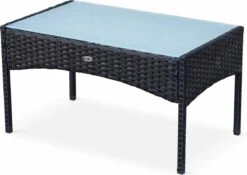 Tuinmeubel Van Gevlochten Hars, 4 Plaatsen -Tuin En Buiten 1200x849