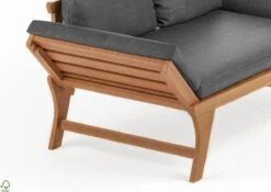 Loungebank Tuin FSC Antraciet – Makkelijk Verstelbaar Lounge Bank Balkon – Tuinbank Lounge Hardhout FSC – Perfecthomeshop -Tuin En Buiten 1200x851