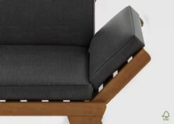 Loungebank Tuin FSC Antraciet – Makkelijk Verstelbaar Lounge Bank Balkon – Tuinbank Lounge Hardhout FSC – Perfecthomeshop -Tuin En Buiten 1200x856