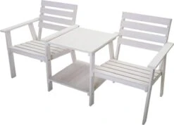 Tuinbank - Romeo Tete A Tete - Wit - 170cm